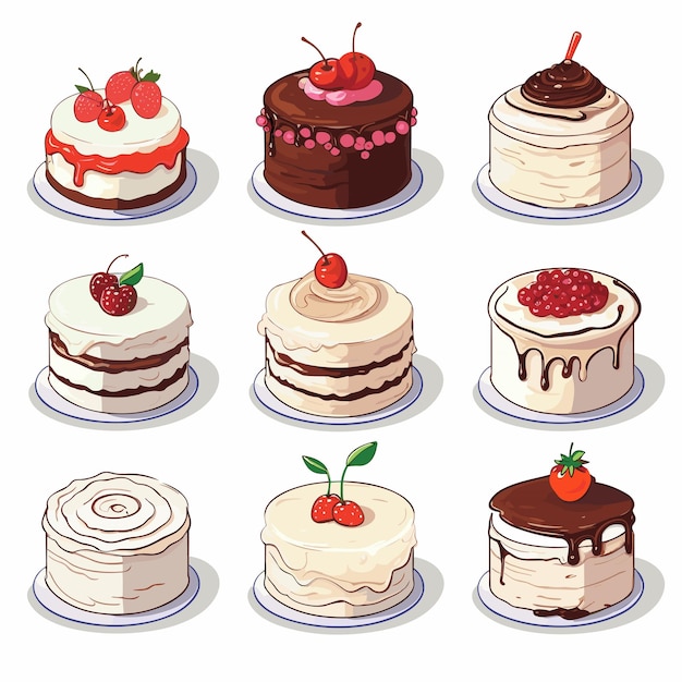 Desert cakes