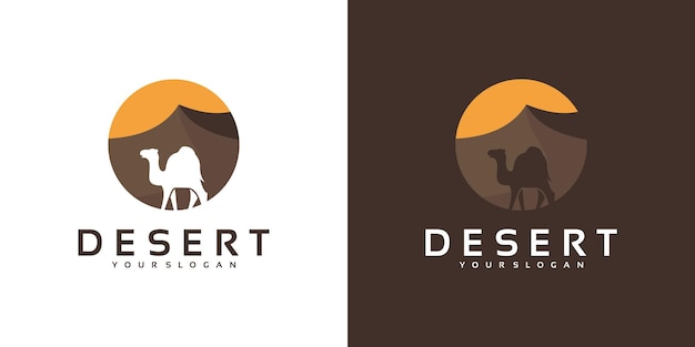 Desert camel logo, reference logo.