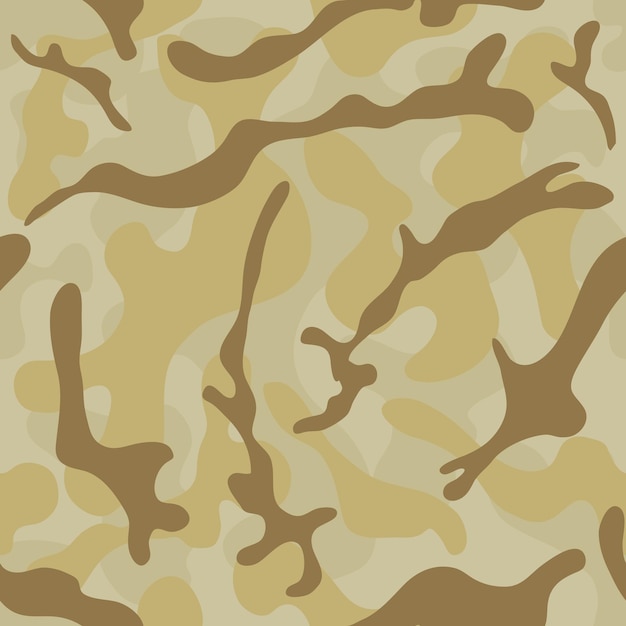 Desert Camouflage Seamless Pattern