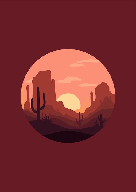 desert illustration