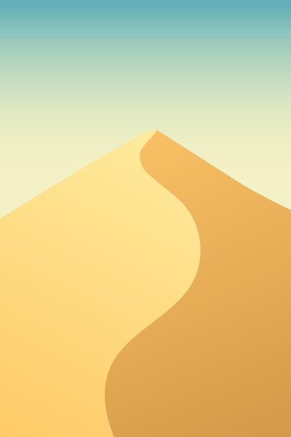 Vector desert landscape