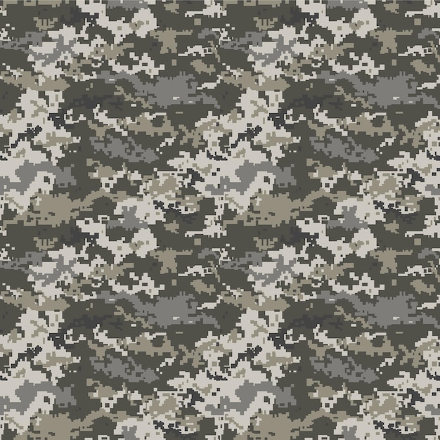 Premium Vector | Desert pixel pattern camouflage