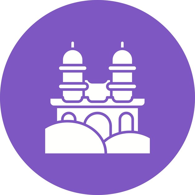 Desert Temple icon vector image Can be used for In The Wild