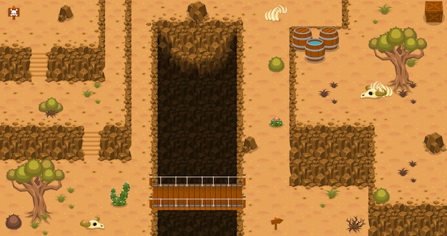 Desert top down tileset