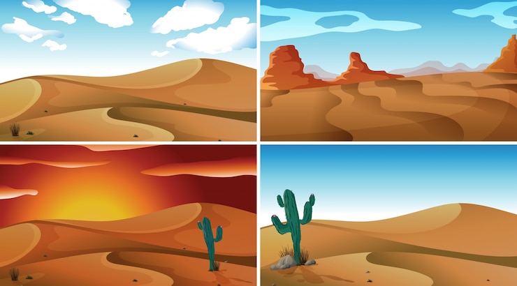 वेक्टर deserts