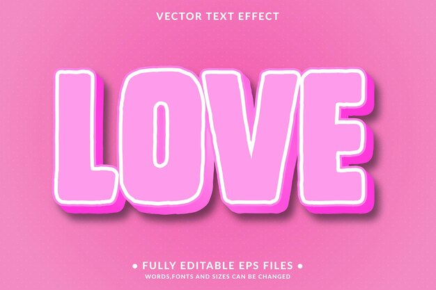 Design 3D Editable Vector Text Effect EPS File