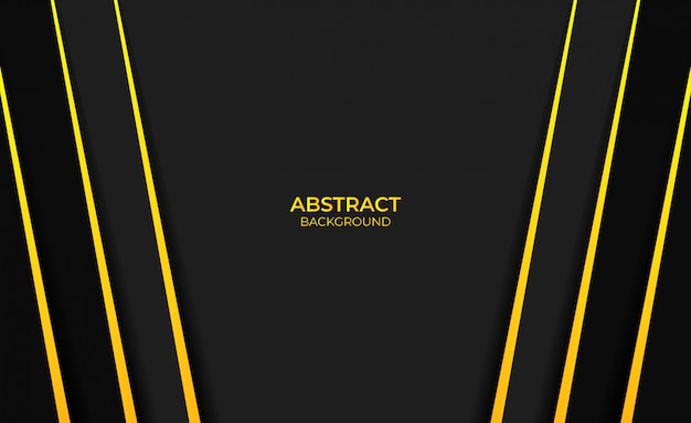 Design abstract background yellow and black