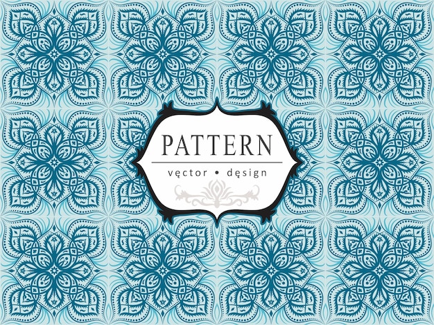 Design Abstract flower floral batik simple pattern ethnic ornament background4