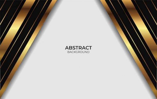 Design Abstract Gold And Black Background