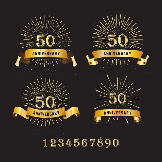 Vector design anniversary