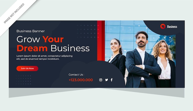 Vector design banner business marketing and website banner