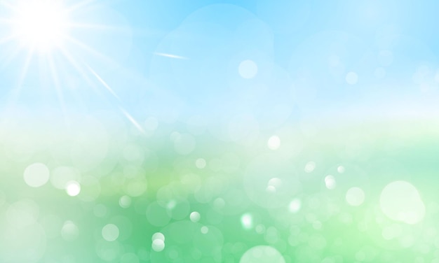 Design banner Spring Summer water background with beautiful