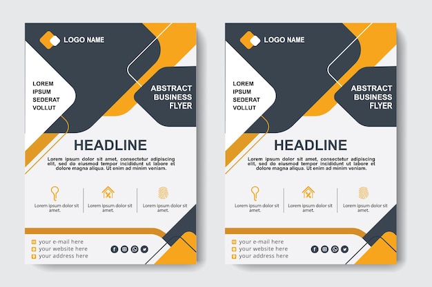 Design business flyer