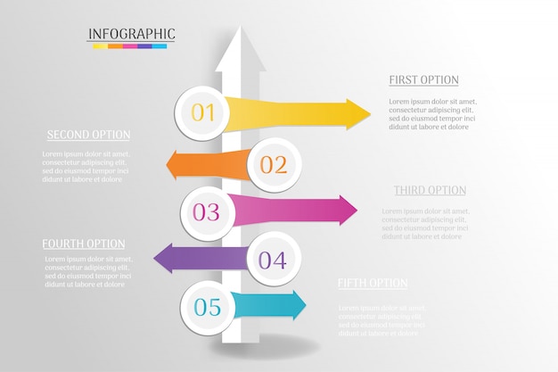 Дизайн бизнес шаблон инфографики элемент диаграммы.