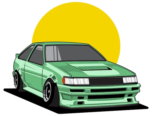 Design car illustration vector graphic xA