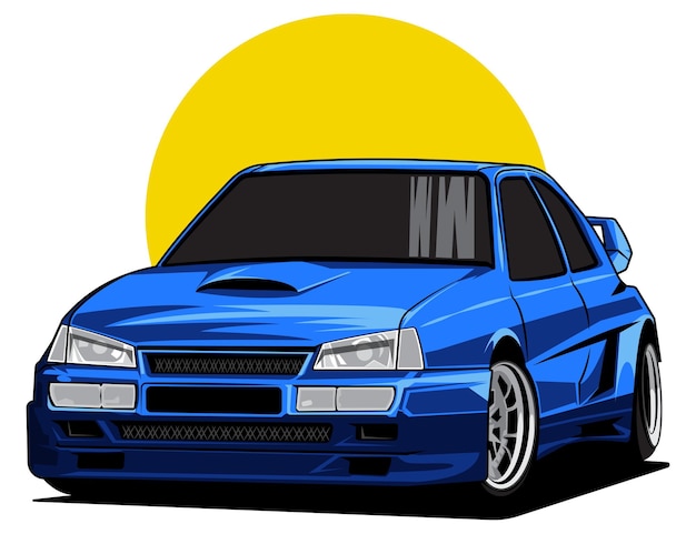 Design car illustration vector graphic xa