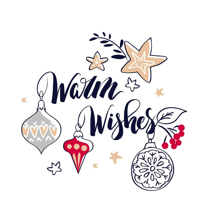 Design of Christmas greeting card