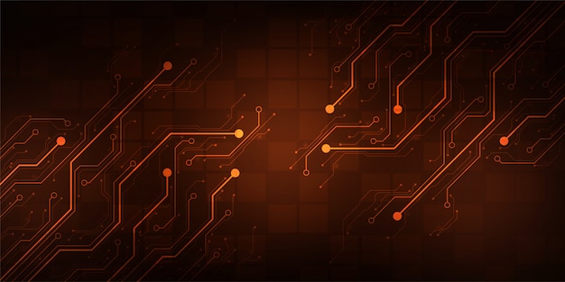 Vector design in the concept of electronic circuit boards.