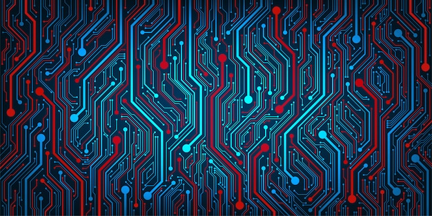 Design in the concept of electronic circuit boards.