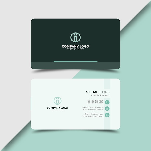 Design corporate business card template