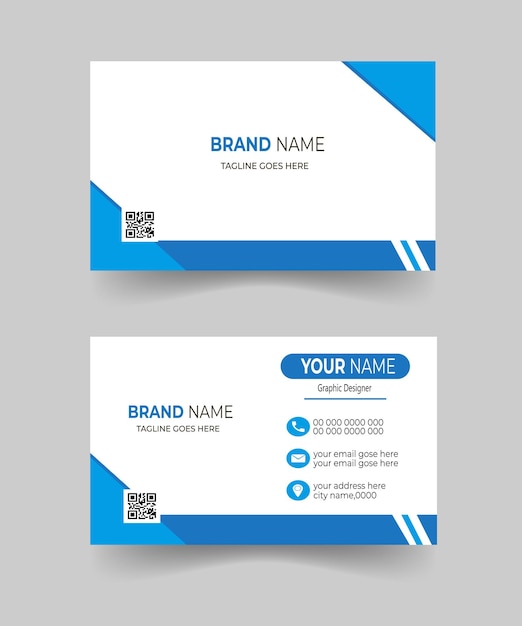 design a creative professional business card template