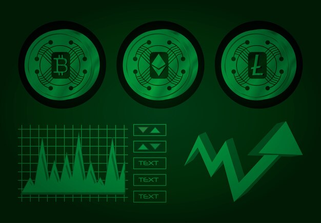 Vector design of cryptocurrency types