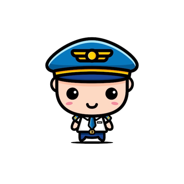 Design of cute pilot characters