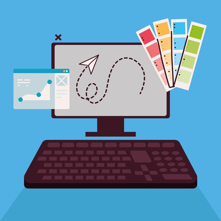Vector design and development vector layout