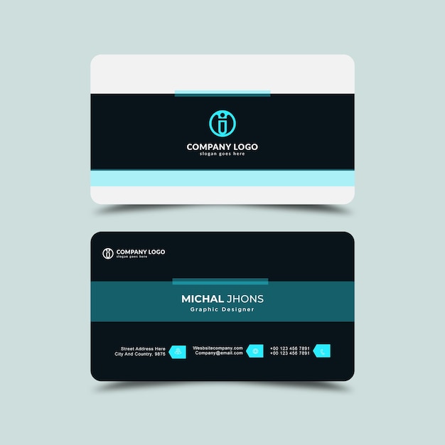 Design elegant corporate business card