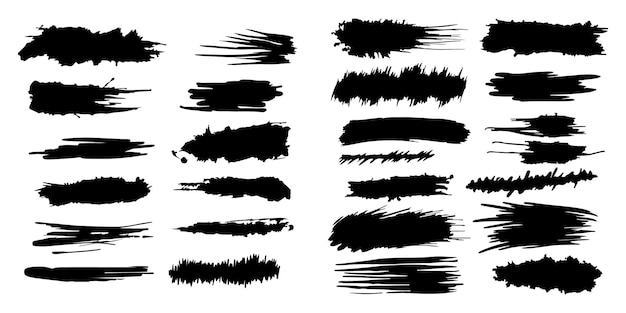 Design Element of Grunge Texture Scribbles