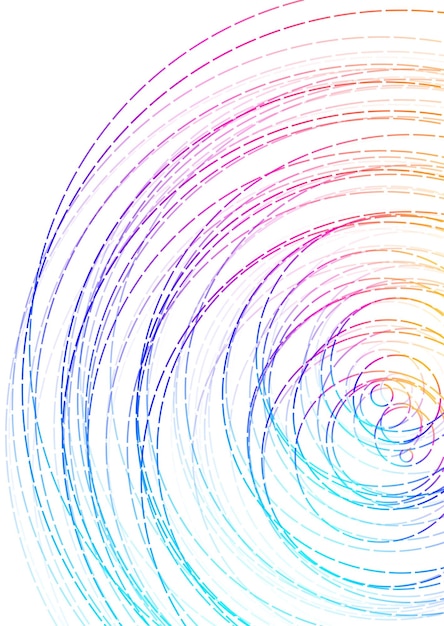 Elemento di design molte strisce colori vettoriali audaci isolati anello nero da sottile a spesso cerchio radar simbolo monitor aereo illustrazione vettoriale eps 10 per il layout del volantino di presentazione tecnica