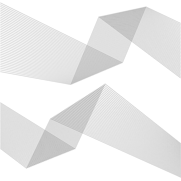 Design element poligonal from many parallel lines15