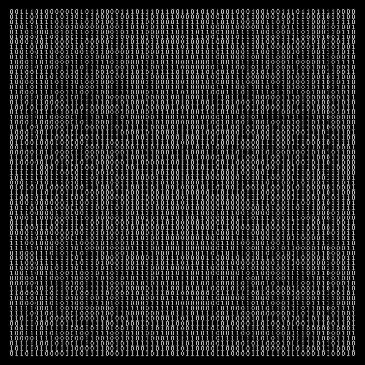 Vector design elements binary computer code halftone pattern dark background vector illustration eps 10 frame with digital data cryptography texture for technology electronic network algorithm