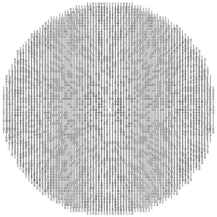 Vector design elements binary computer code halftone pattern dark background vector illustration eps 10 frame with digital data cryptography texture for technology electronic network algorithm