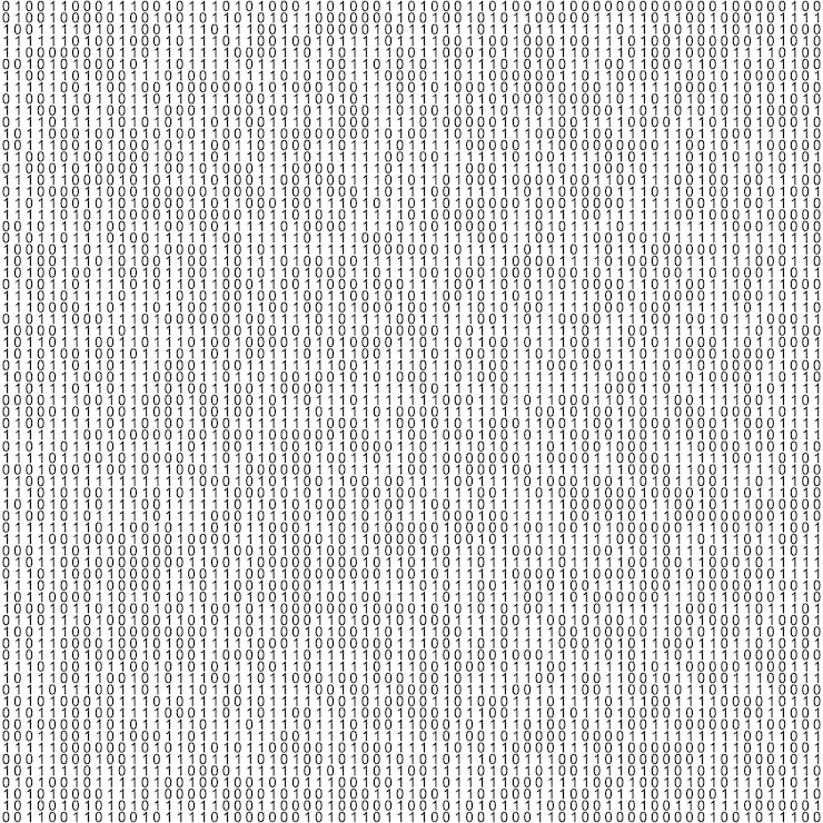 Vector design elements binary computer code halftone pattern dark background vector illustration eps 10 frame with digital data cryptography texture for technology electronic network algorithm