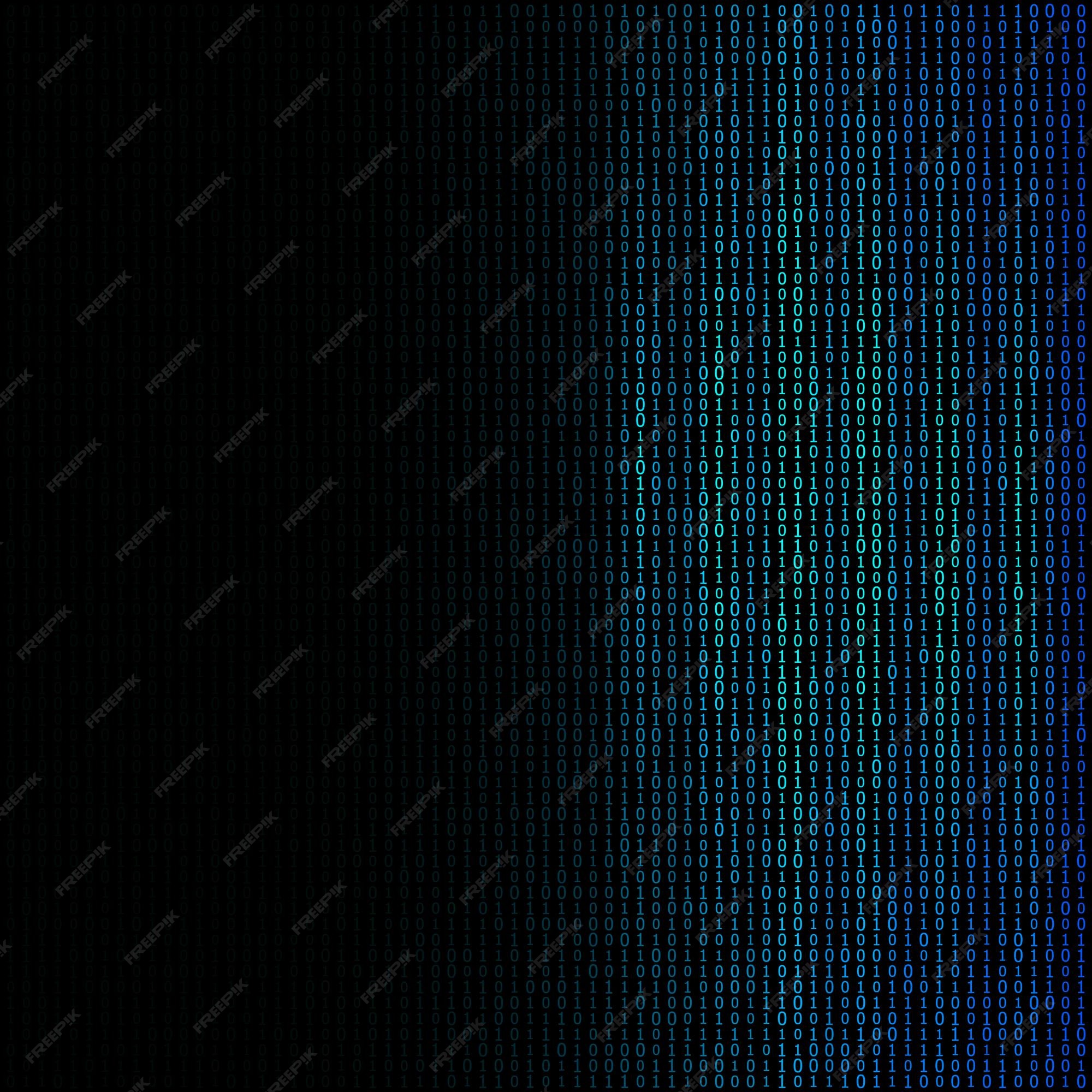 Premium Vector | Design elements binary computer code halftone pattern ...