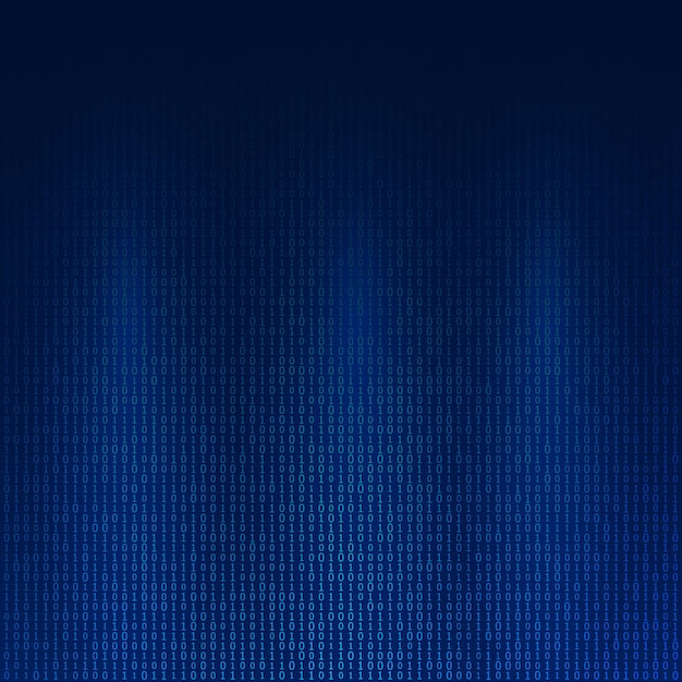 Design elements Binary computer code halftone pattern dark background Vector illustration eps 10 frame with Digital data cryptography texture for technology electronic network algorithm
