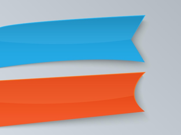 Elementi di design modello di presentazione aziendale set geometric vector eps10 banner orizzontali carte di plastica vivide con ombre realizzate in stile design materiale pezzi di carta origami nuova collezione tag
