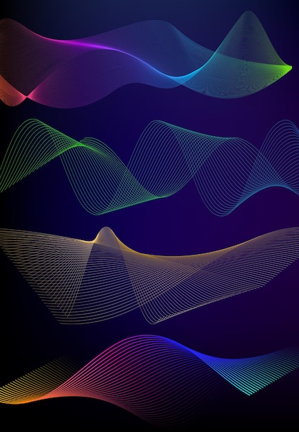Design elements business presentation template Vector illustration vertical web banners background backdrop glow light effect EPS 10 for web template web site page presentation neon disco club