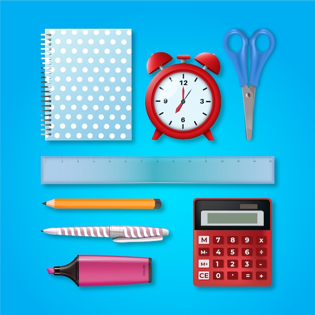 Design elements collection for back to school season