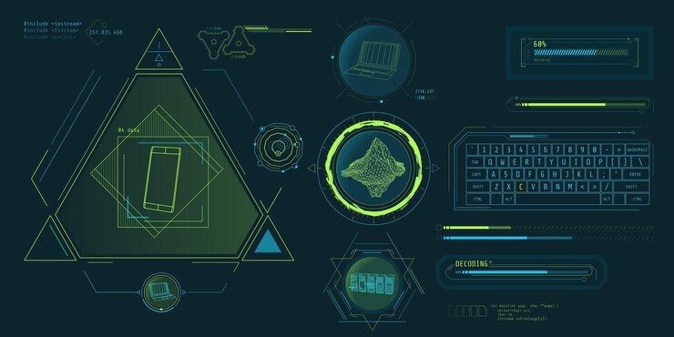 Vector design elements for infographic of big data