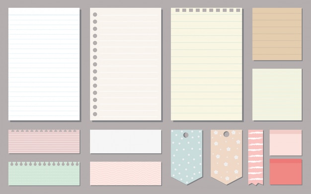 Design elements for notebook