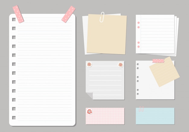 Design elements for notebook