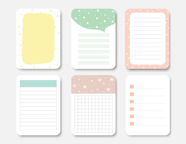 design elements for notebook.