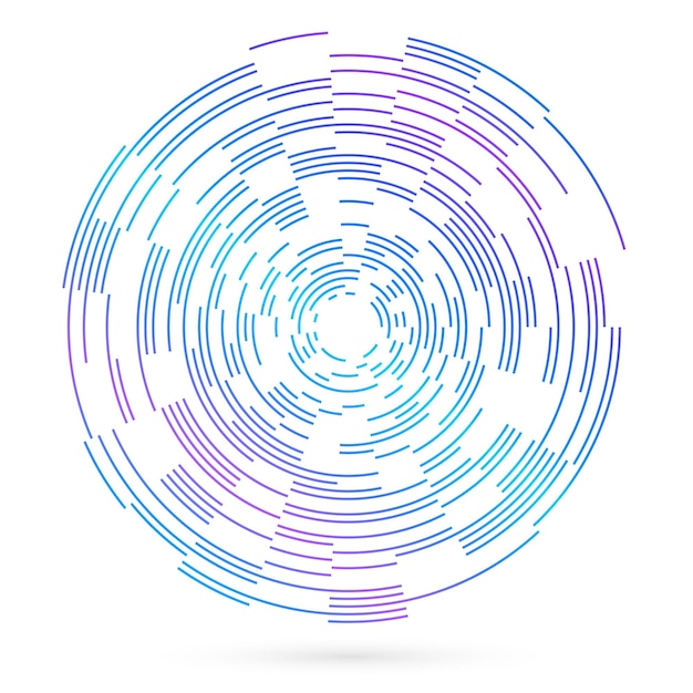 design elements ring circle elegant frame border abstract circular logo element on white background isolated