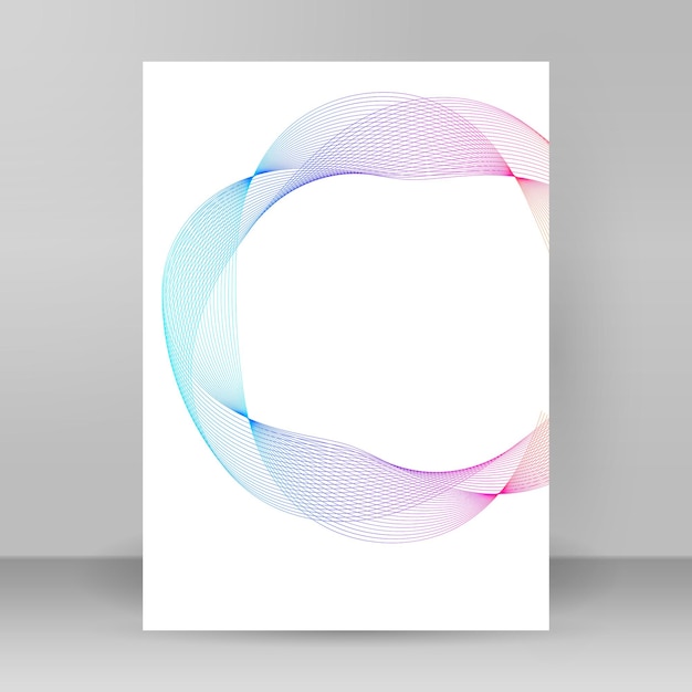 Design elements ring circle elegant frame border abstract circular logo element on white background isolated