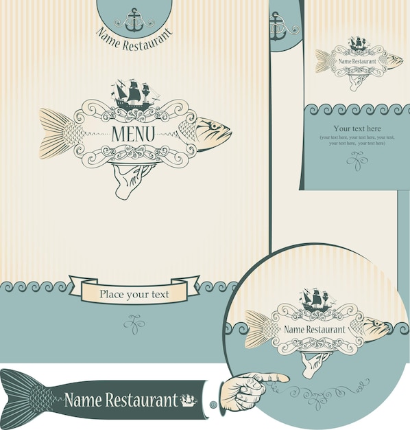 Design elements for seafood restaurant