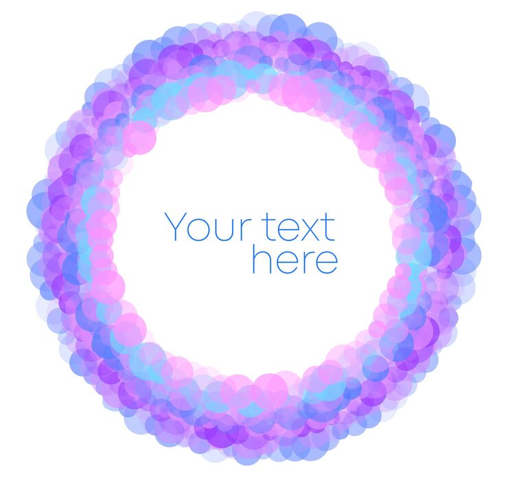 Vector 디자인 요소 기호: 색 배경에 편집 가능한 색상 반색 프레임 원 패턴 터 일러스트레이션 eps 10 프레임 레인보우 무작위 그라디언트 둥근 경계 반색 원 점을 사용하는 아이콘