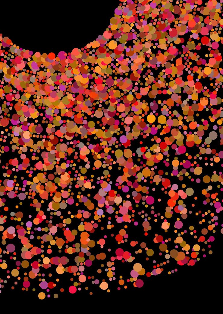 Vector 디자인 요소 기호: 색 배경에 편집 가능한 색상 반색 프레임 원 패턴 터 일러스트레이션 eps 10 프레임 레인보우 무작위 그라디언트 둥근 경계 반색 원 점을 사용하는 아이콘