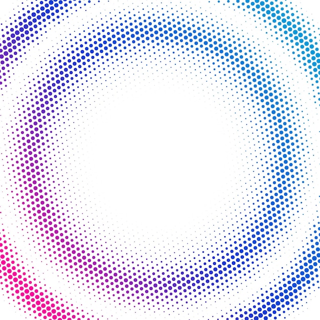 design elements symbol editable color halftone frame dot circle pattern on white background vector illustration eps 10 frame with black random dots round border icon using halftone circle dots text